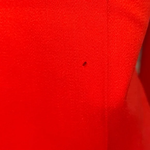 NWT Vintage Escada Women’s Euro 36 Bright Red Wool Blend Pleated Trousers - Picture 8 of 15